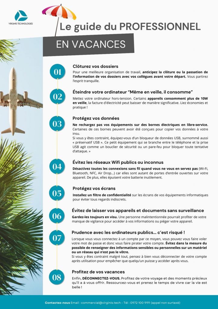 Guide du professionnel en vacances